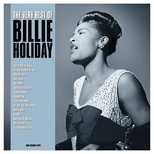 Album cover for Billie Holiday’s “The Very Best Of” with a portrait.