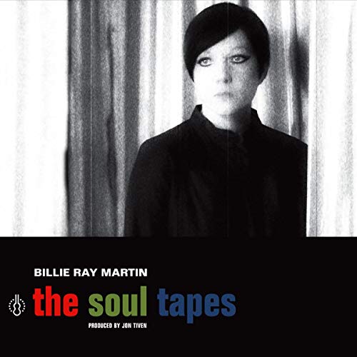 Black and white portrait of Billie Ray Martin, album cover art.