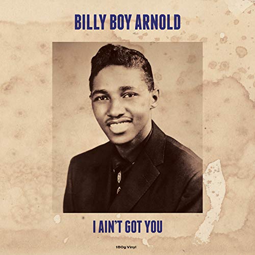 Album cover featuring a portrait of Billy Boy Arnold on a stained paper background.