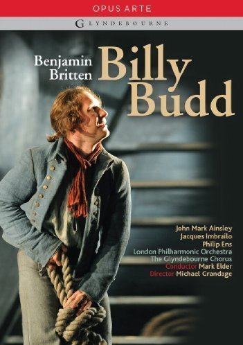 "Billy Budd" DVD cover featuring a man in 18th-century attire holding a rope.