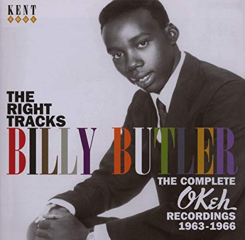 CD cover featuring portrait of Billy Butler, text “The Right Tracks.”