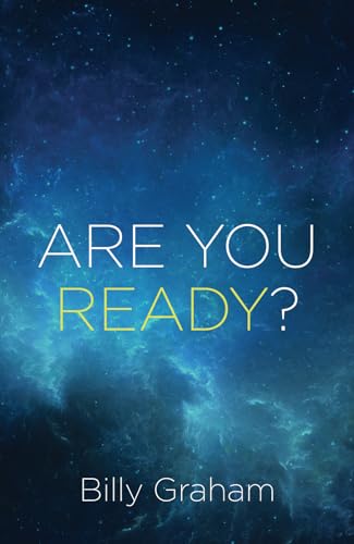 Book cover with white text "ARE YOU READY?" against a blue, starry background.
