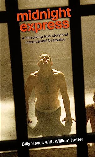 Book cover: "Midnight Express" depicts a shirtless man behind prison bars.