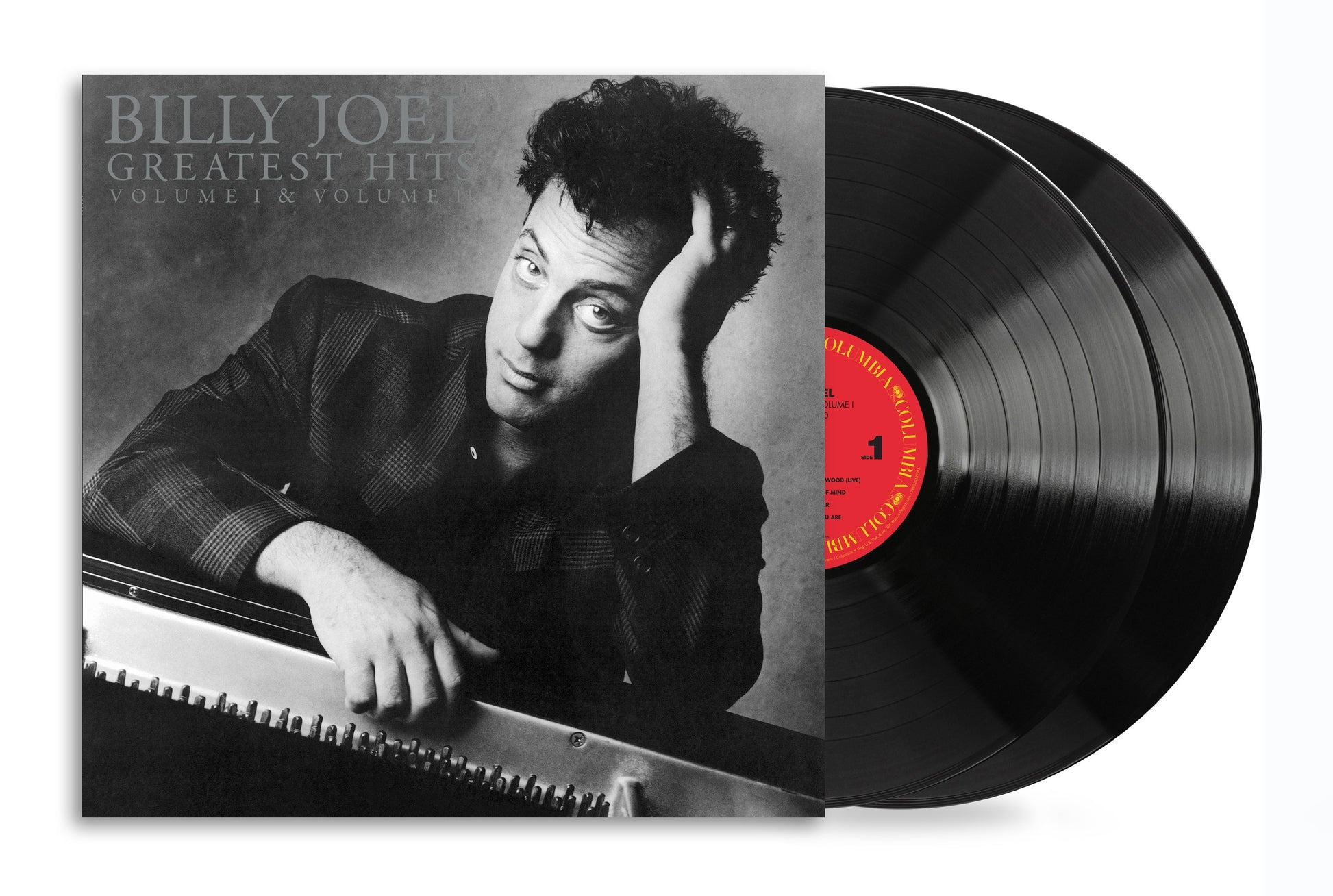 Billy Joel’s “Greatest Hits Volume I & II” double vinyl record album.