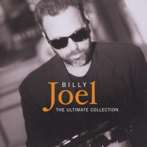 Billy Joel album cover, featuring a portrait of Joel in sunglasses.