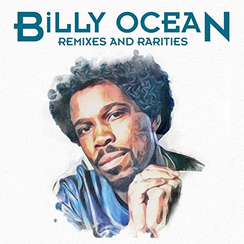 Album cover featuring a painted portrait of Billy Ocean with text above his head.