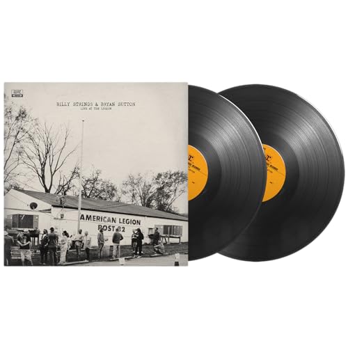 Billy Strings & Bryan Sutton vinyl record with American Legion building cover.