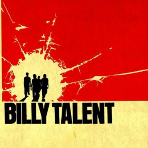 Red and white album cover for Billy Talent, featuring four silhouetted figures.