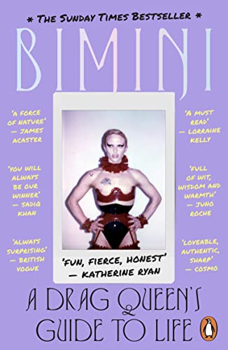 Book cover featuring Bimini Bon Boulash in drag, posing confidently.