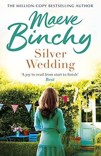 Book cover: woman viewed from behind in a garden setting.