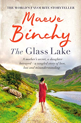 Book cover: "The Glass Lake" by Maeve Binchy, featuring a woman by a lake.