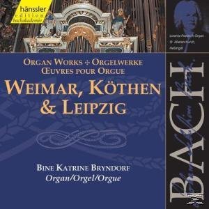 CD cover for Bach organ works performed by Bine Katrine Bryndorf.