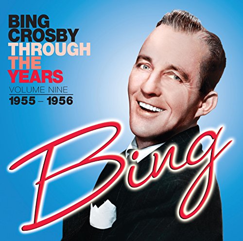 Smiling Bing Crosby against a blue background with album title text in red and white.