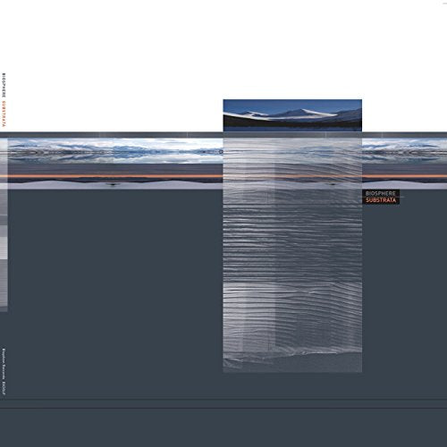 CD cover for Biosphere’s “Substrata” featuring a layered landscape image.