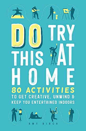 Book cover with large yellow text “Do Try This at Home” and illustrated figures.