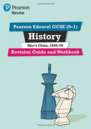 History revision guide cover: Mao's China, 1945-76, with chess pieces.