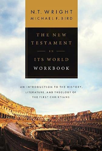 Book cover: “The New Testament in its World Workbook” with Colosseum image.