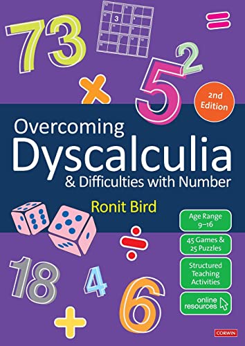 Book cover for Overcoming Dyscalculia and Difficulties with Number by Ronit Bird.