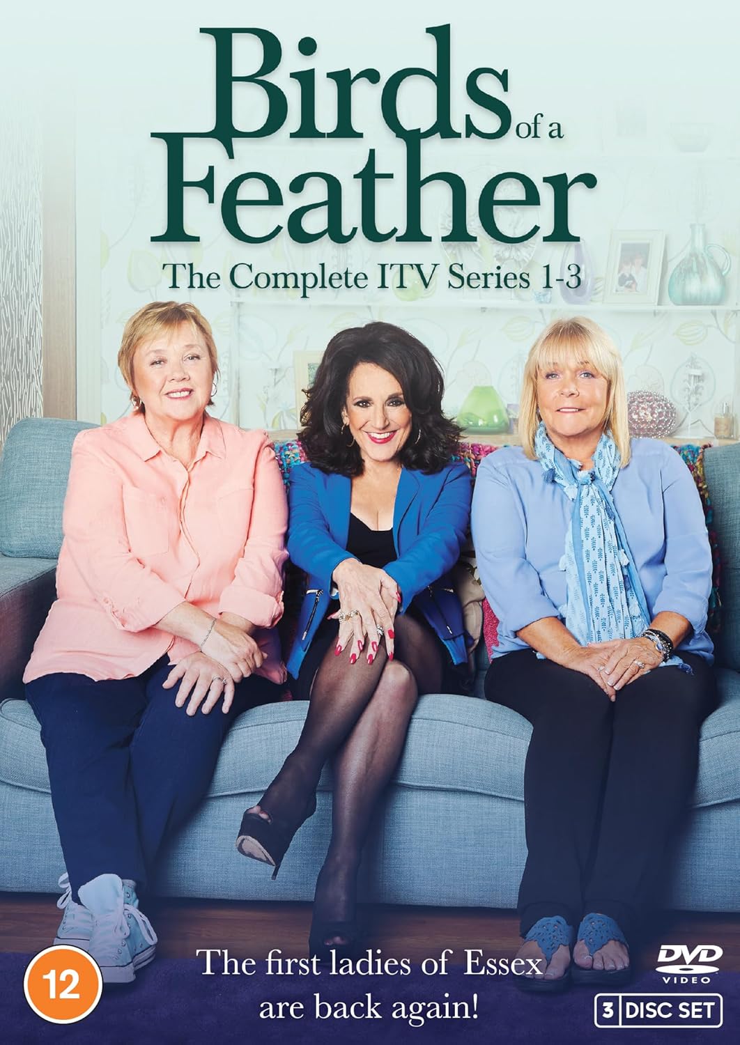 DVD cover for "Birds of a Feather" featuring three smiling women.