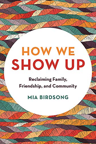 Book cover with a woven, multi-colored pattern and white center circle containing book title.