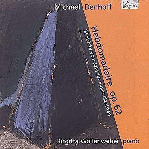 CD cover with abstract blue brushstrokes and text: "Hebdomadaire op.62".