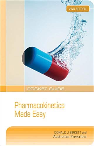 Book cover: "Pharmacokinetics Made Easy," second edition, with a pill image.