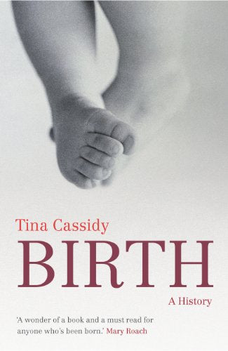 Book cover with baby’s foot and title “Birth” in red text.