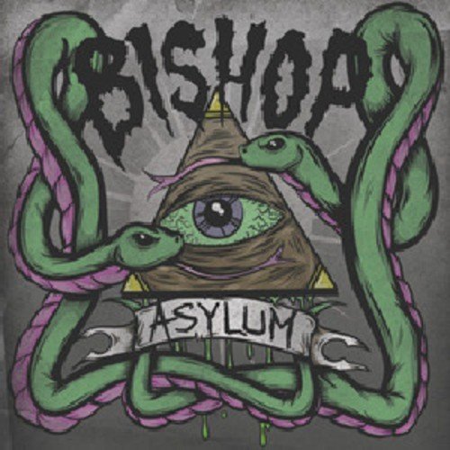 Album cover art featuring a green eye in a pyramid surrounded by green snakes.