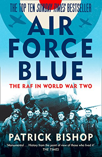 Book cover: "Air Force Blue" depicts WWII RAF pilots and aircraft.