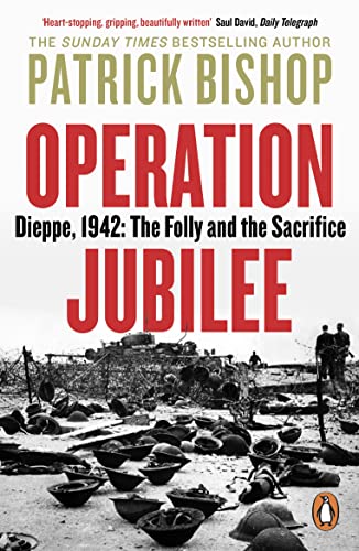 Book cover for "Operation Jubilee" depicting a wartime beach scene.