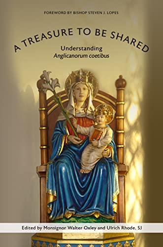 Book cover featuring Mary and child Jesus, with gold floral details.