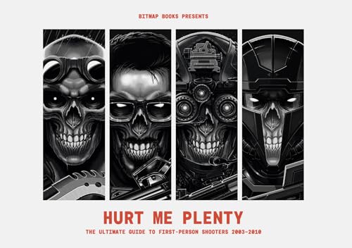 Book cover featuring four menacing, robotic skull-like faces and title text.
