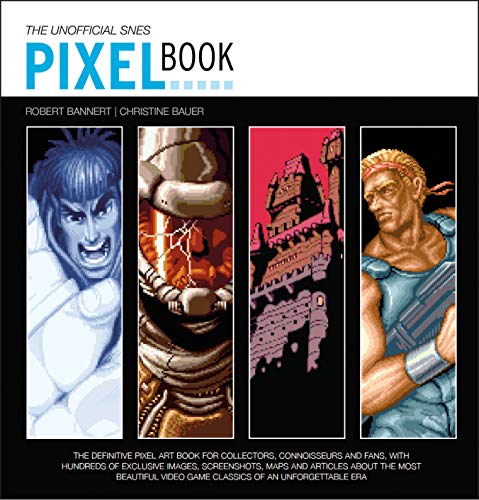 Book cover featuring pixel art from classic Super Nintendo Entertainment System games.