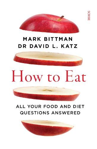Book cover showing the title How to Eat with slices of a red apple.