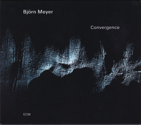 CD cover for Björn Meyer’s “Convergence” with abstract, textured imagery.