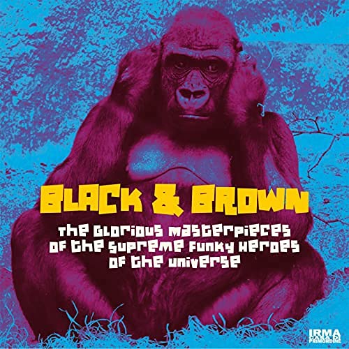 CD cover featuring a purple gorilla against a blue, textured background.