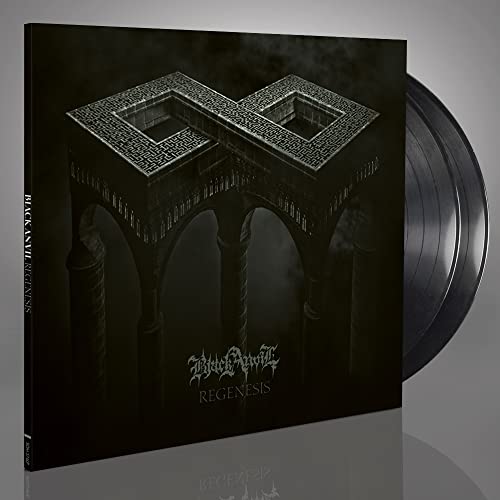Black Anvil "Regenesis" vinyl record cover with architectural imagery.