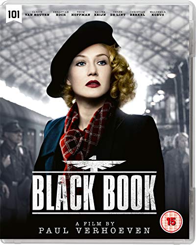 “Black Book” Blu-ray cover featuring Carice van Houten in period attire.