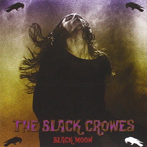 CD cover for The Black Crowes' "Black Moon" featuring a woman and crows.