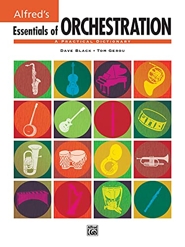 Book cover with colorful illustrations of various orchestral instruments.