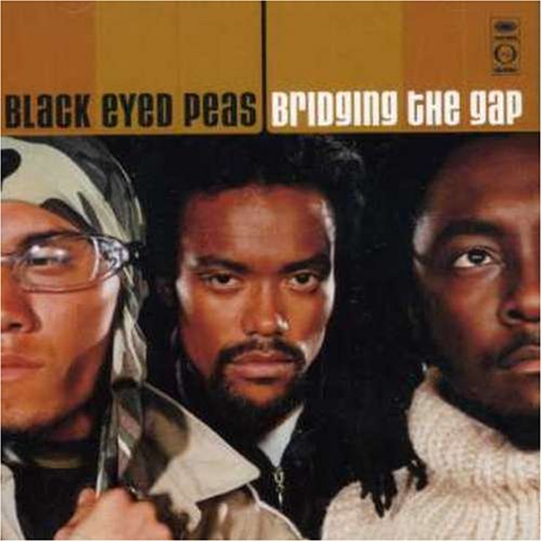 Black Eyed Peas album cover, “Bridging The Gap”, featuring three men.