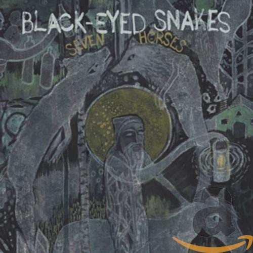 CD cover: dark, illustrated horses and a figure in a circle.
