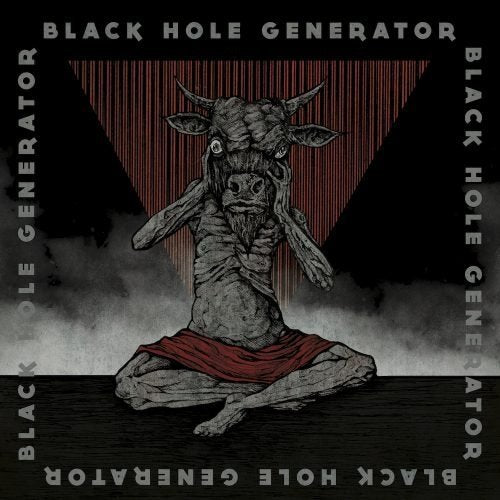 Black vinyl album cover featuring a grotesque, horned creature sitting cross-legged.