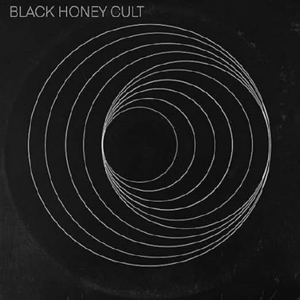 Black Honey Cult album cover: black background with concentric white lines.