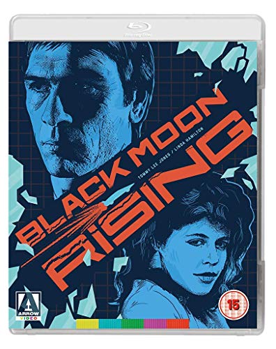 Blu-ray cover for "Black Moon Rising" featuring two distressed faces.