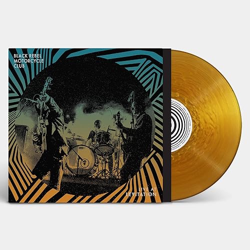 Black Rebel Motorcycle Club album cover with a gold nugget vinyl record.