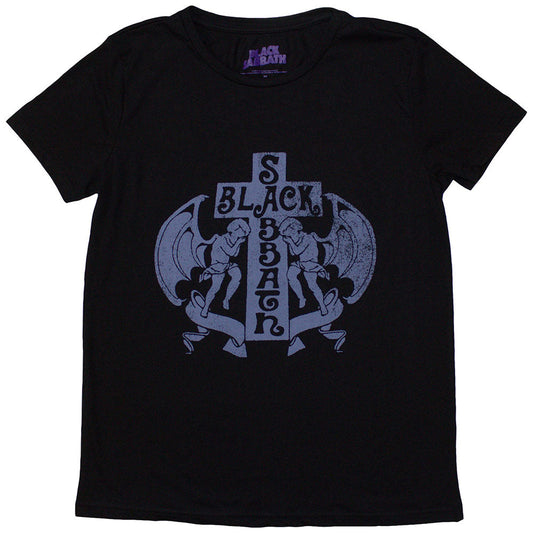 Black t-shirt with Black Sabbath’s “Angels” artwork, size X-Large.