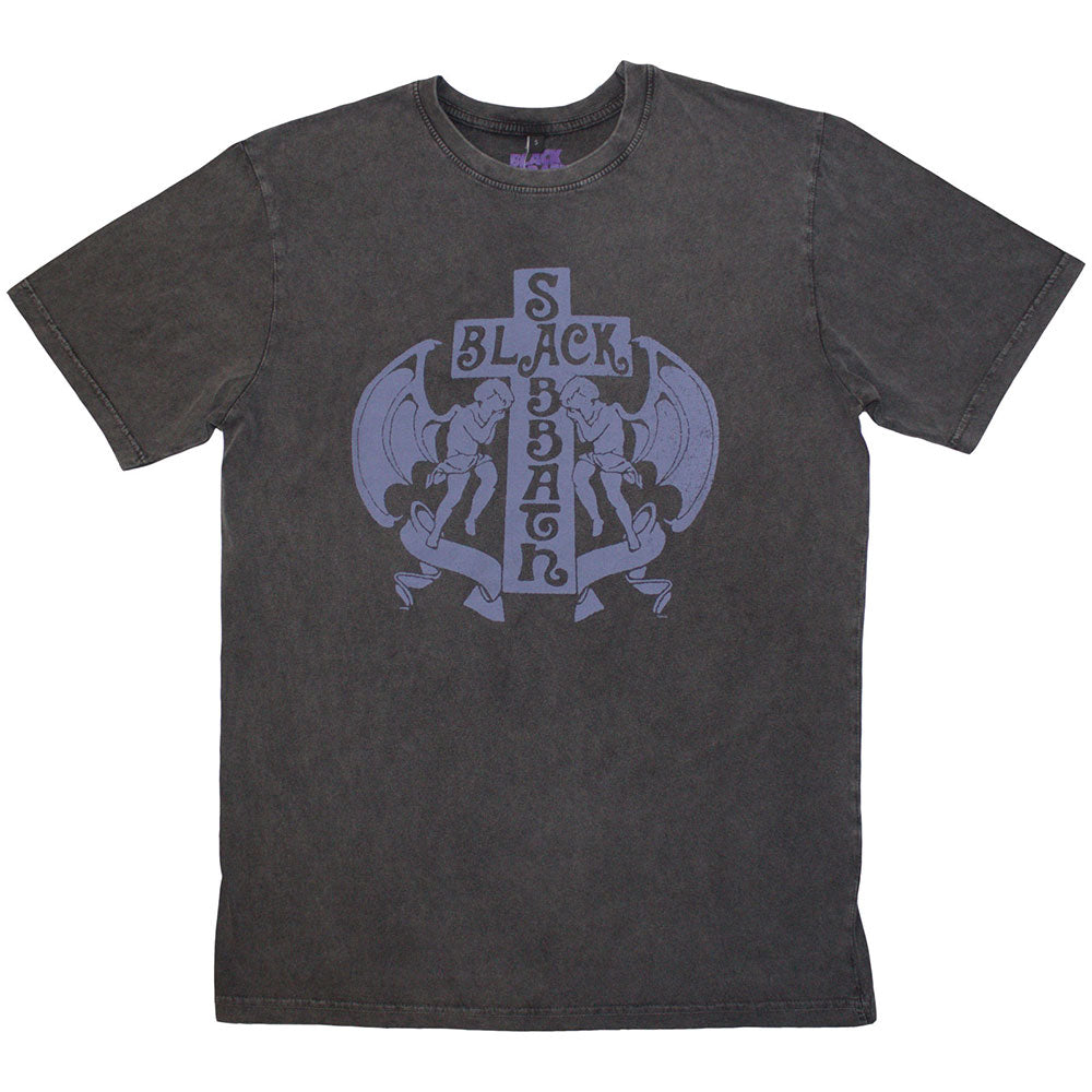 Black Sabbath Angels t-shirt, stone wash effect, unisex, size X-Large.