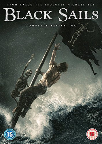 DVD cover art showing a person and a skeleton clinging to a mast at sea.