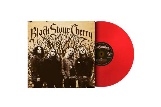Black Stone Cherry vinyl record with band image and red disc.